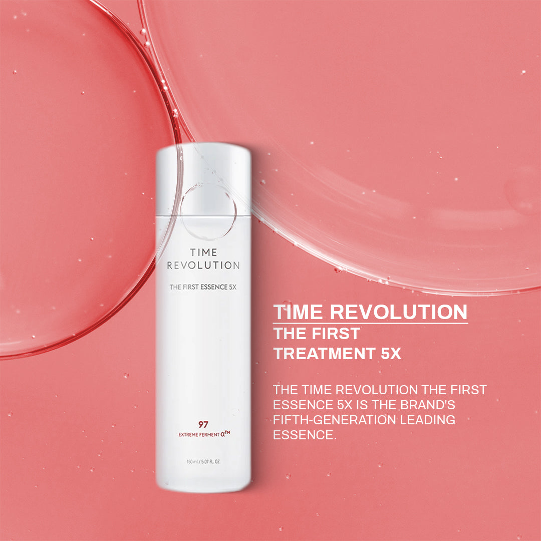 Time Revolution The First Essence 5X Missha Essence that Moisturizes and Smoothes the Skin  150ml