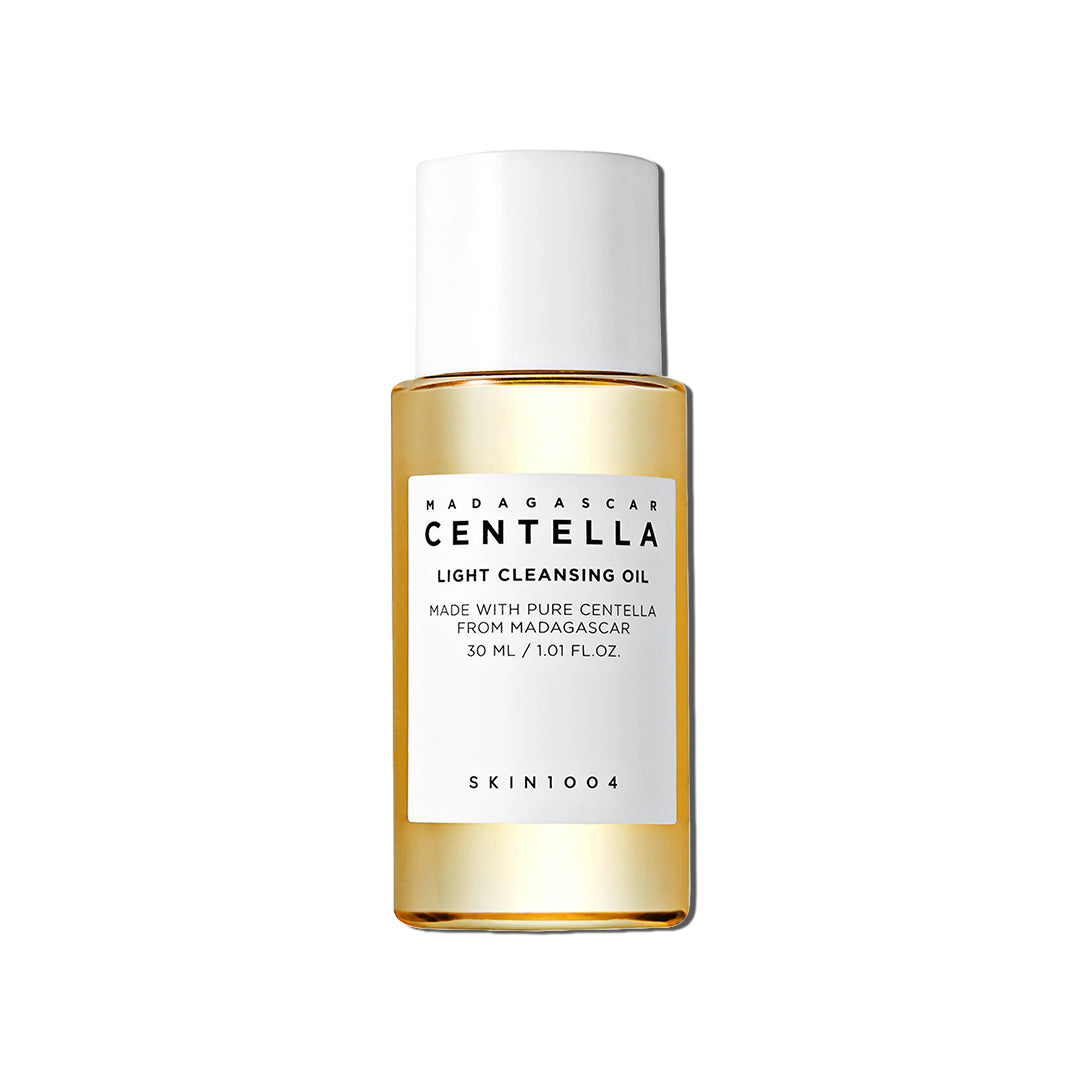 Madagascar Centella Light Cleansing Oil SKIN1004 Gentle Oil Cleanser for Face, Korean Facial Cleanser, Double Cleansing 30ml