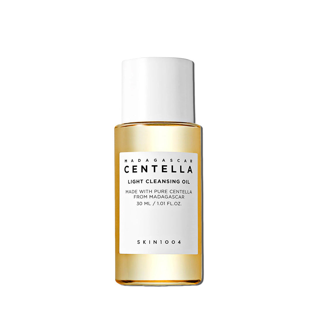 Madagascar Centella Light Cleansing Oil SKIN1004 Gentle Oil Cleanser for Face, Korean Facial Cleanser, Double Cleansing 30ml