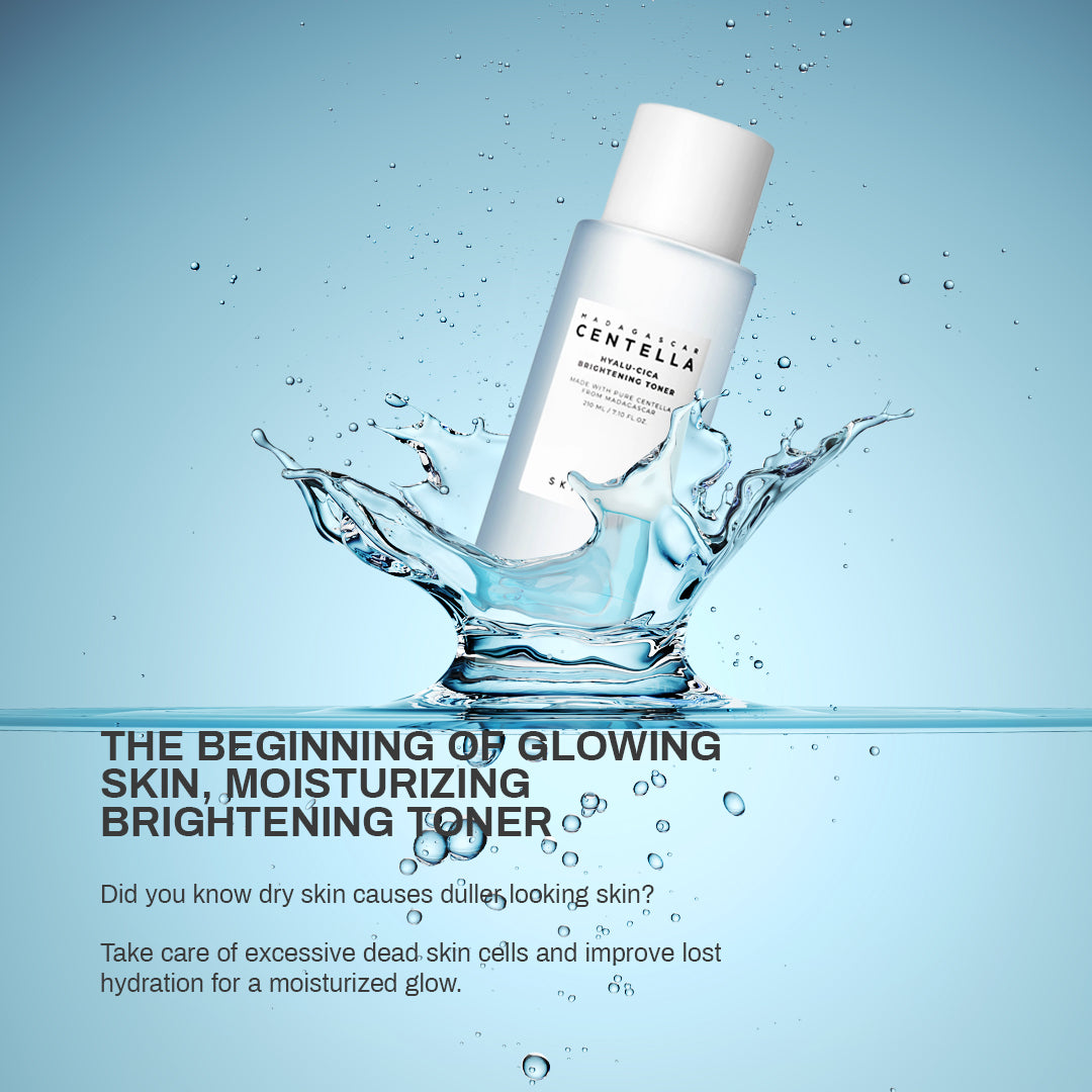 Hyalu-Cica Brightening Toner SKIN1004 Hyaluronic Acid CICA Niacinamide | Hydrating and Refreshing 210ml