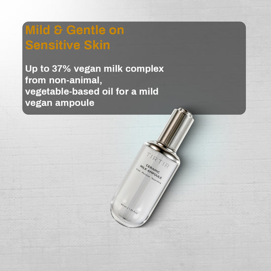 ceramic milk ampoule cleanser